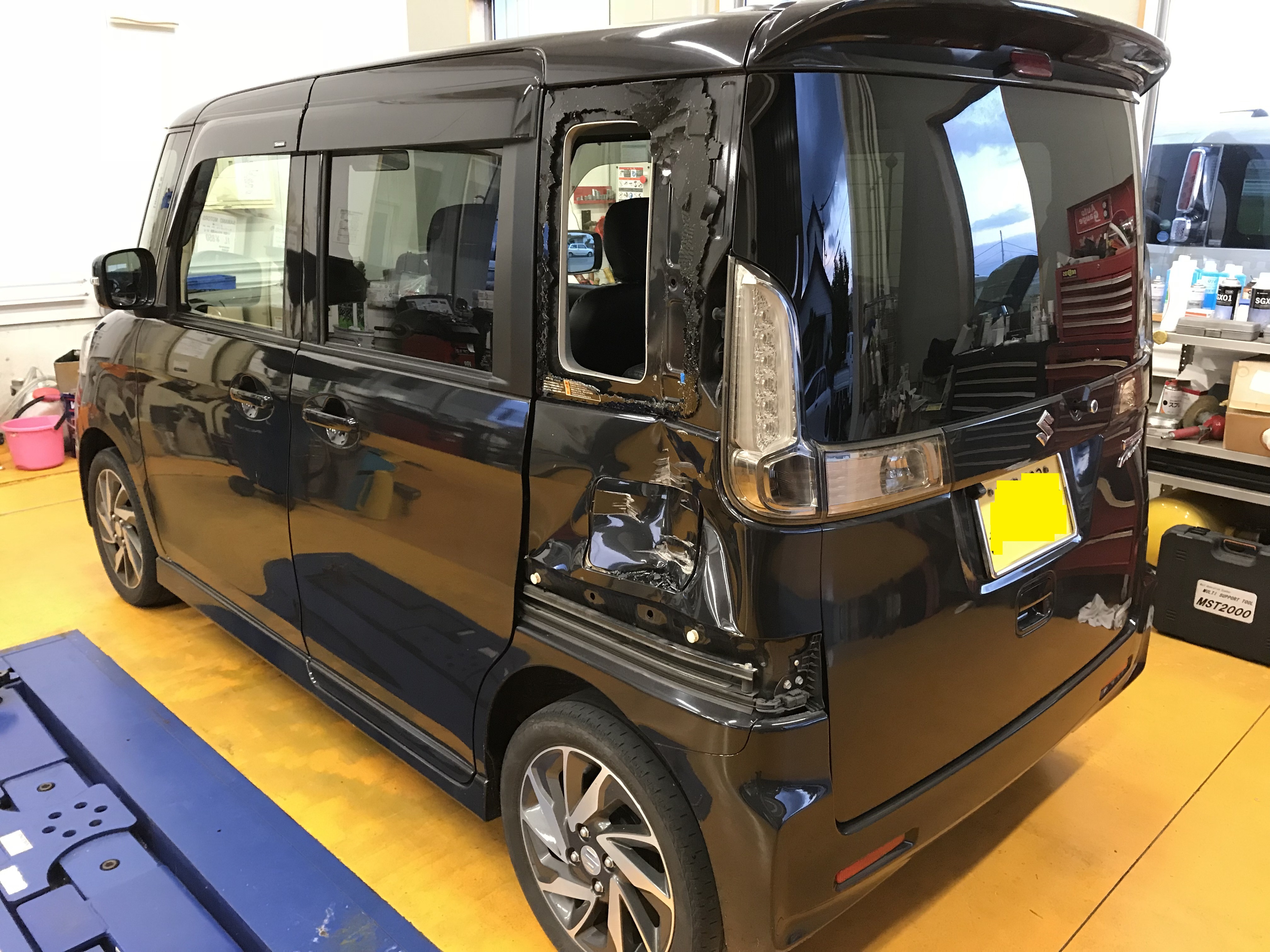 スペーシア カスタム 板金塗装 1 12
