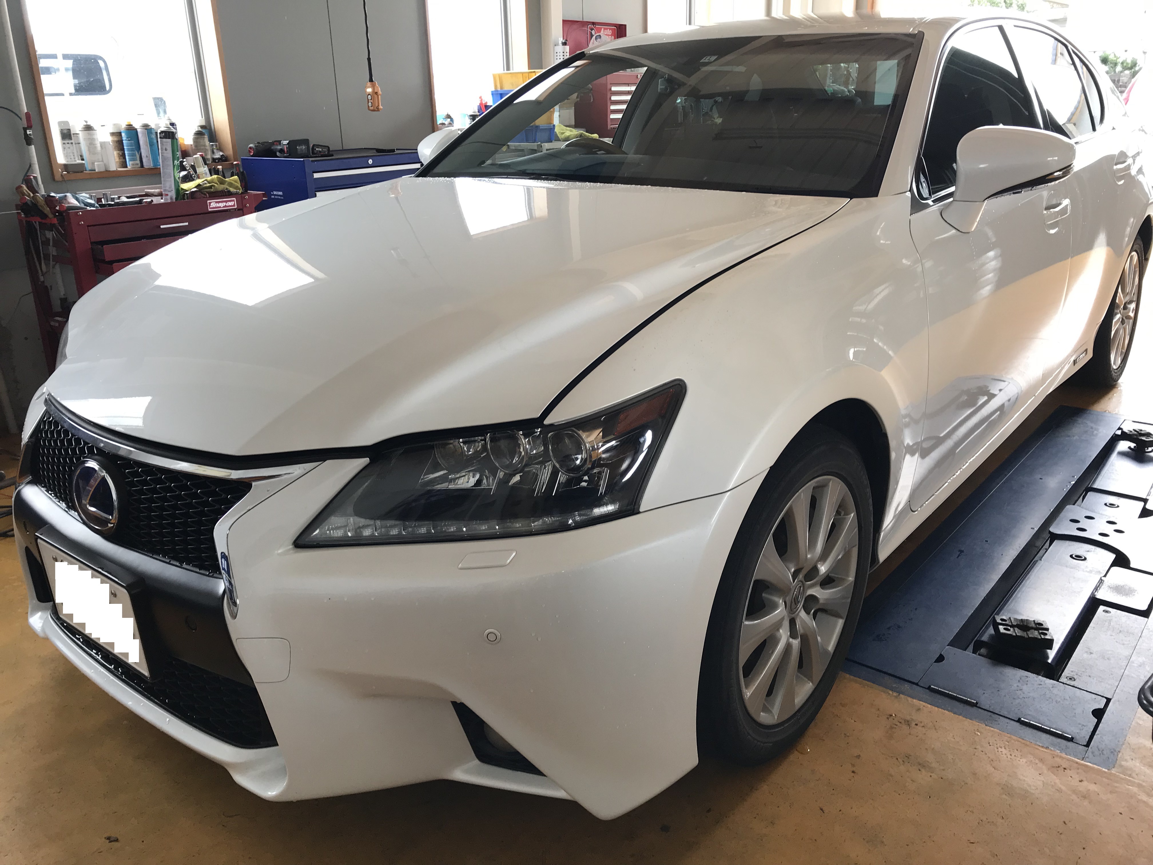 レクサス GS 450h ライト調整とサスペンション交換 IMG_4416